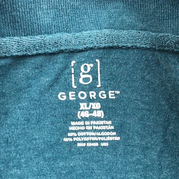 George Mens Polo Shirt Size XL Lot Of Two Short Sleeve Classic Casual Travel - Picture 2 of 9